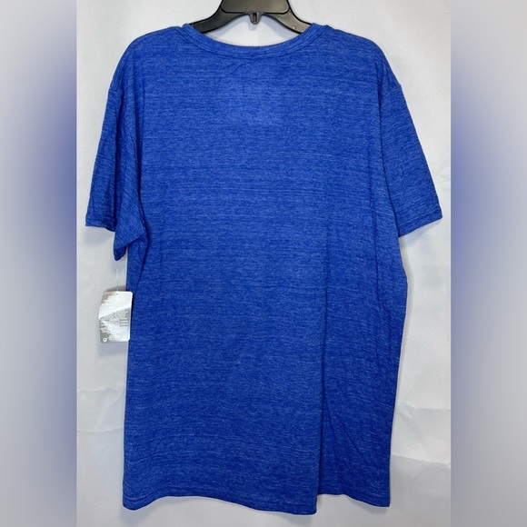 The Mandalorian Shirt Mens Sz 2XL  Blue Graphic Crew Neck Short Sleeve Star Wars - Picture 2 of 8